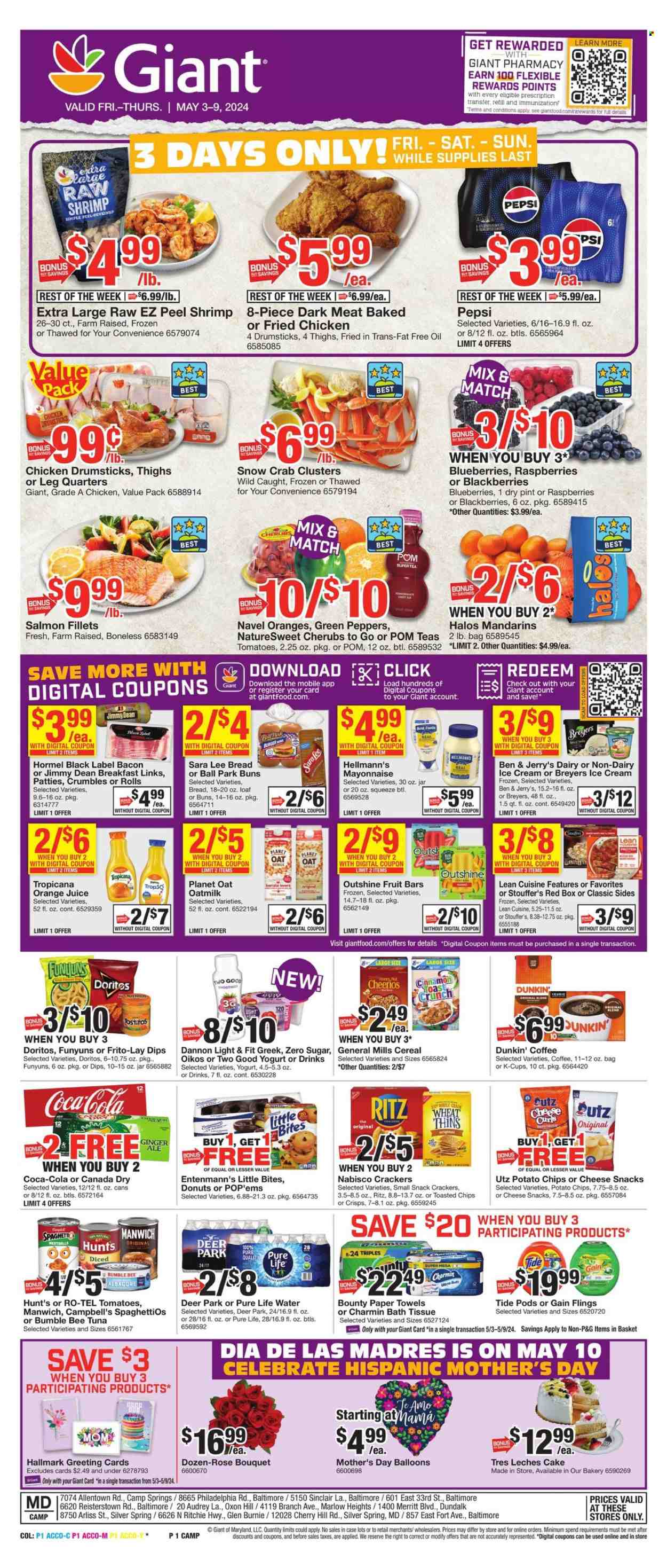 Giant Food ad - 05/03/2024 - 05/09/2024. Page 1