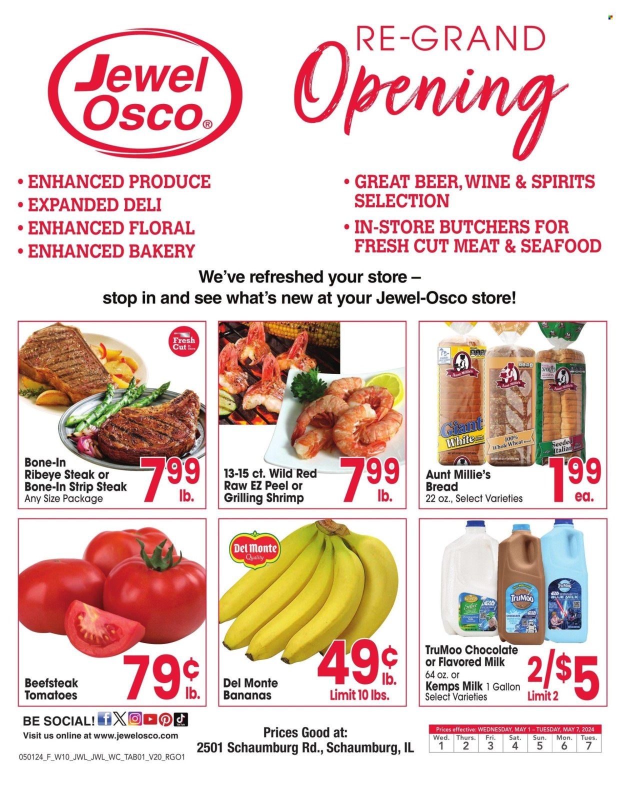 Jewel Osco ad - 05/01/2024 - 05/07/2024. Page 1
