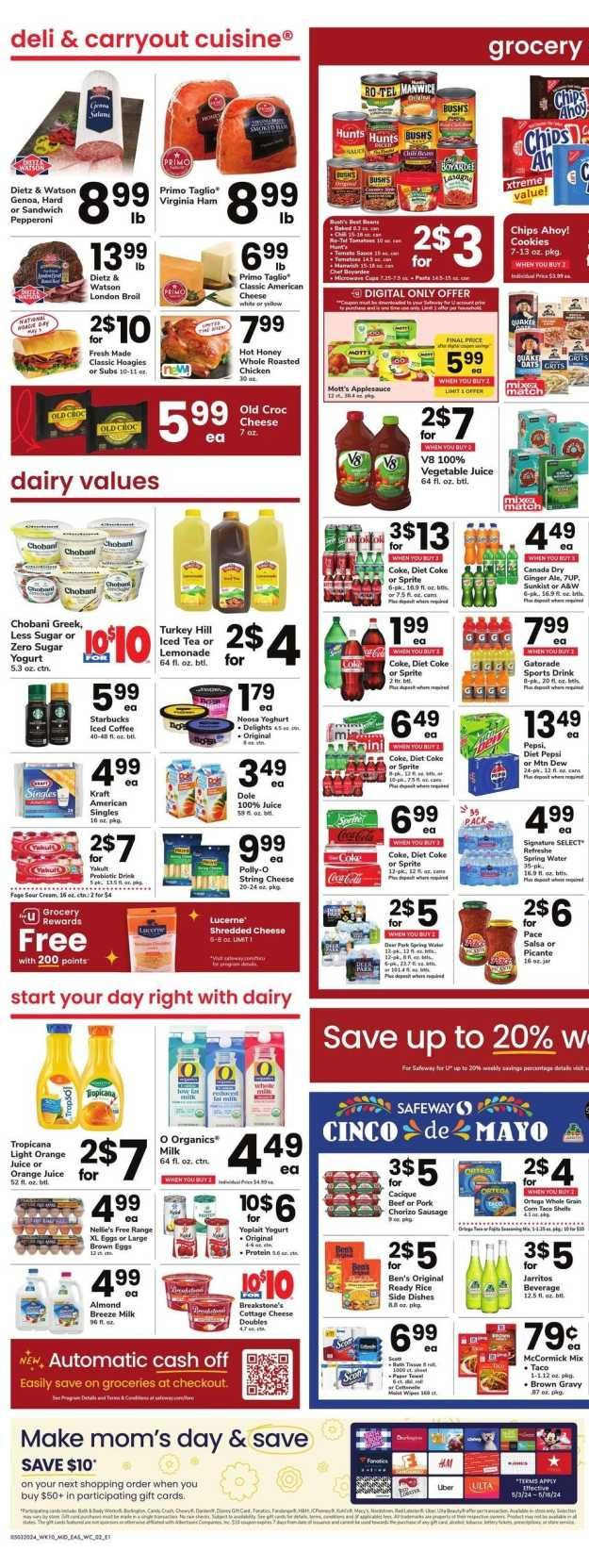 Safeway ad - 05/03/2024 - 05/09/2024. Page 2
