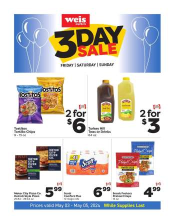 Weis Flyer - 05/03/2024 - 05/05/2024.
