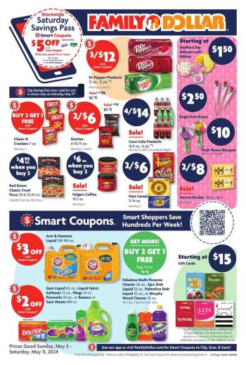 Family Dollar Flyer - 05/05/2024 - 05/11/2024.