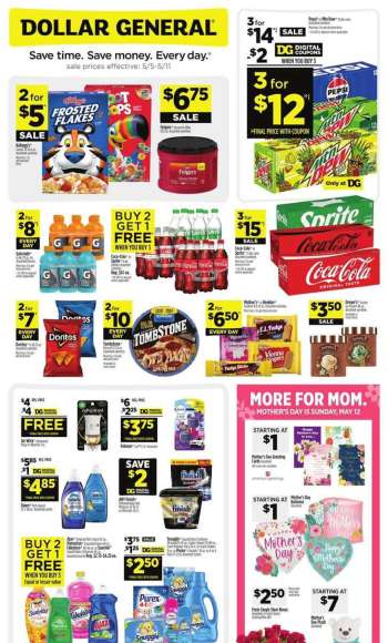 Dollar General Flyer - 05/05/2024 - 05/11/2024.