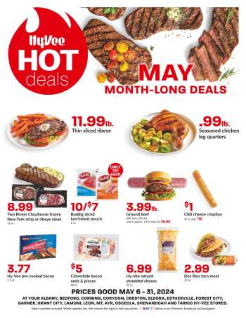 Hy-Vee Flyer - 05/06/2024 - 05/31/2024.