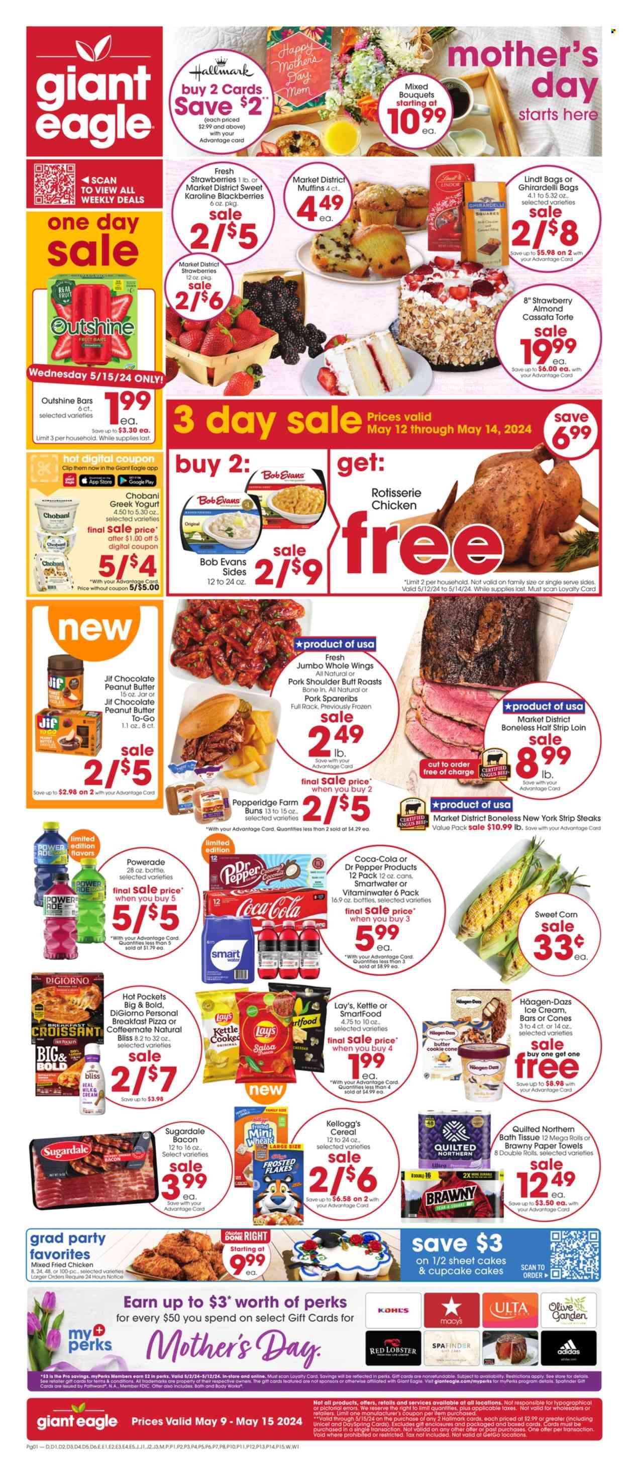 Giant Eagle ad - 05/09/2024 - 05/15/2024. Page 1