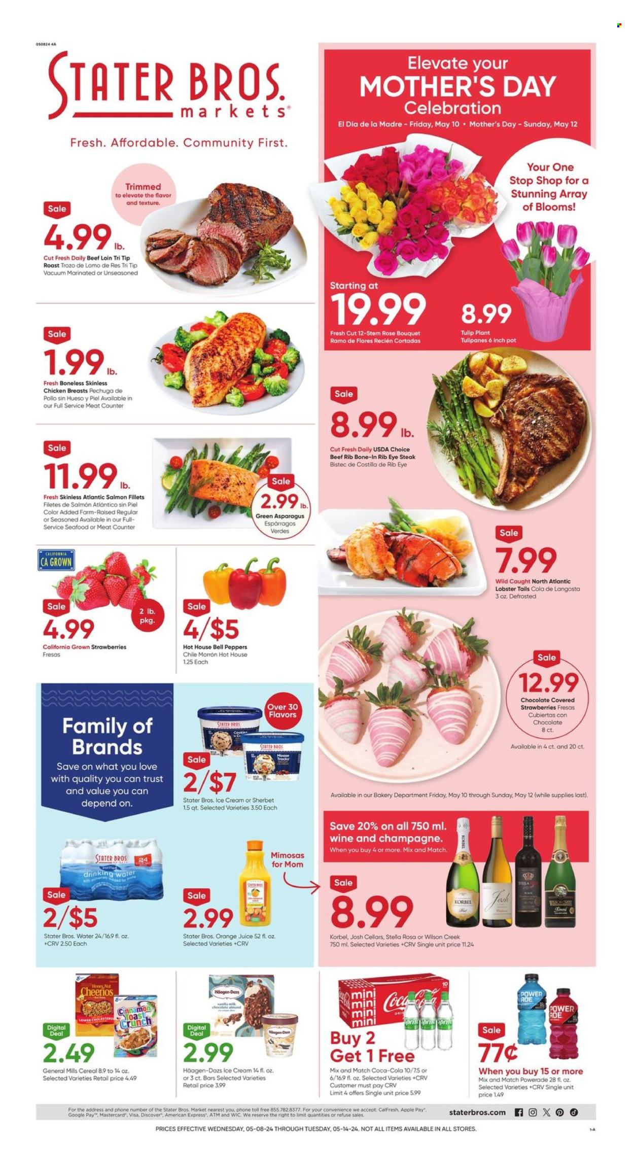 Stater Bros. ad - 05/08/2024 - 05/14/2024. Page 1