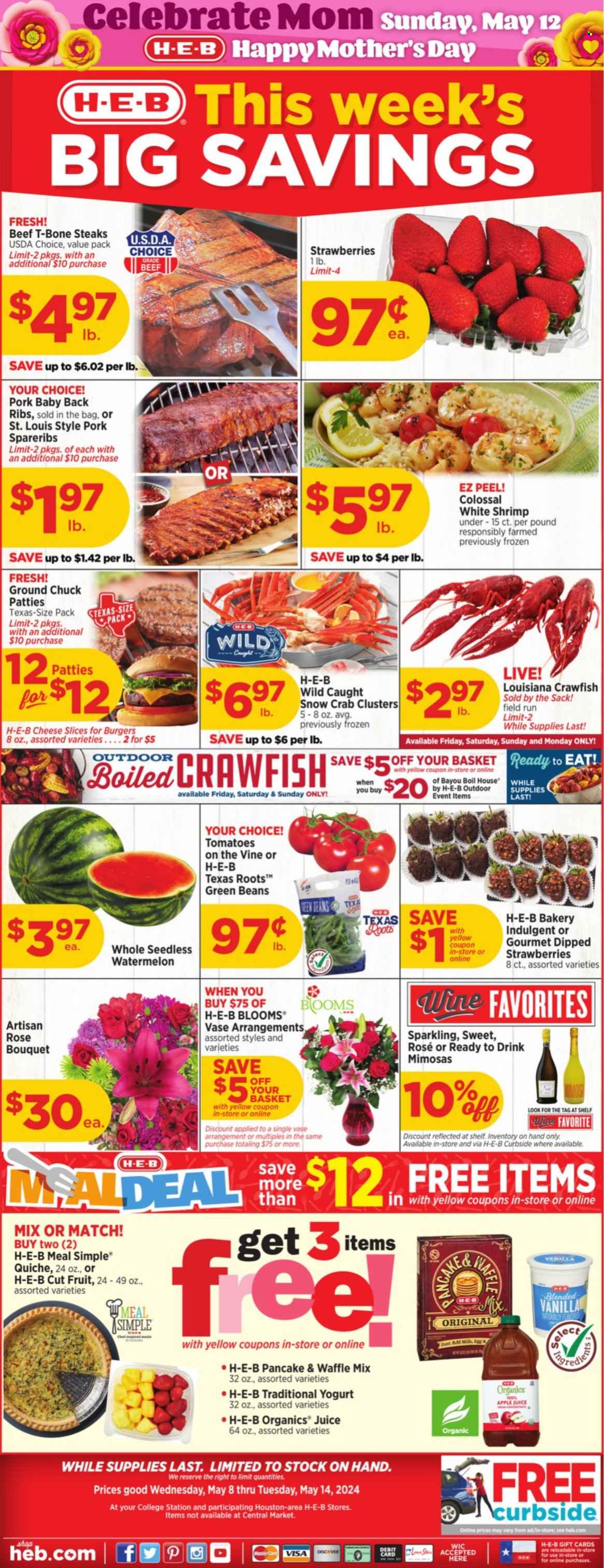 H-E-B ad - 05/08/2024 - 05/14/2024. Page 1