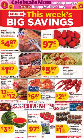 H-E-B Flyer - 05/08/2024 - 05/14/2024.
