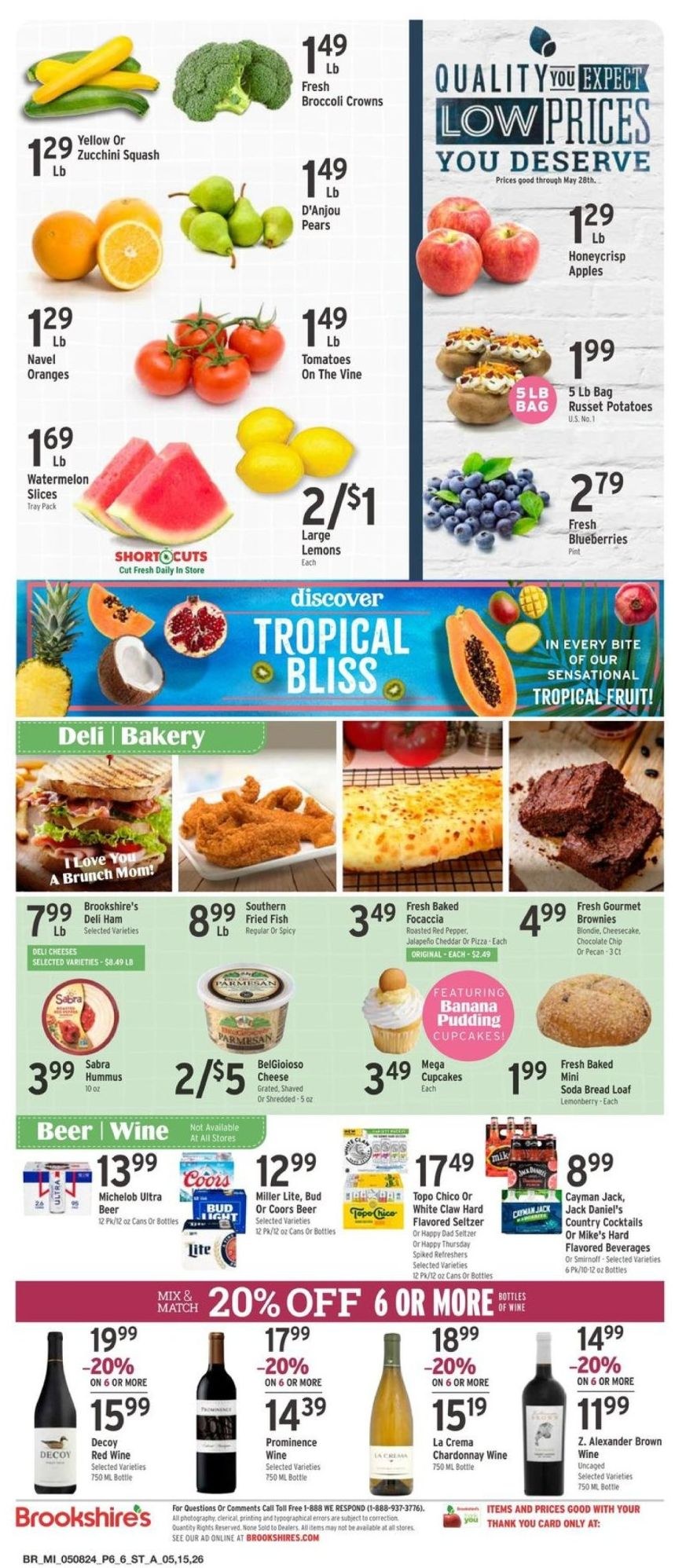 Brookshires ad - 05/08/2024 - 05/14/2024. Page 6
