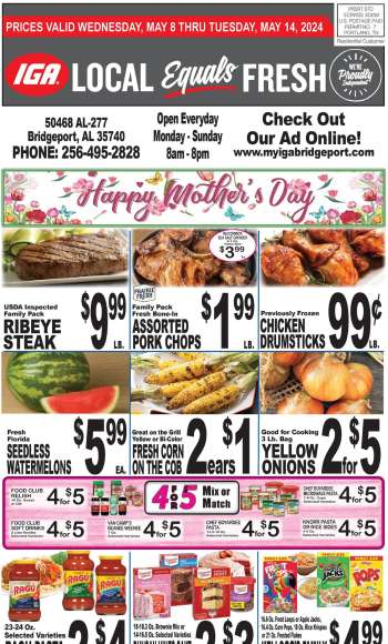 IGA Flyer - 05/08/2024 - 05/14/2024.