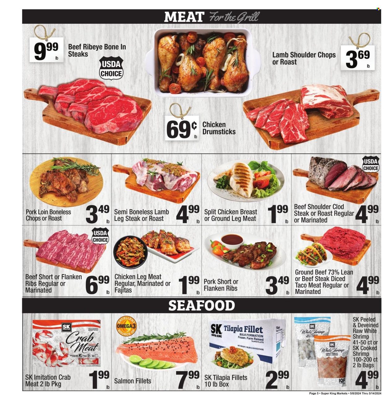 Super King Markets ad - 05/08/2024 - 05/14/2024. Page 5