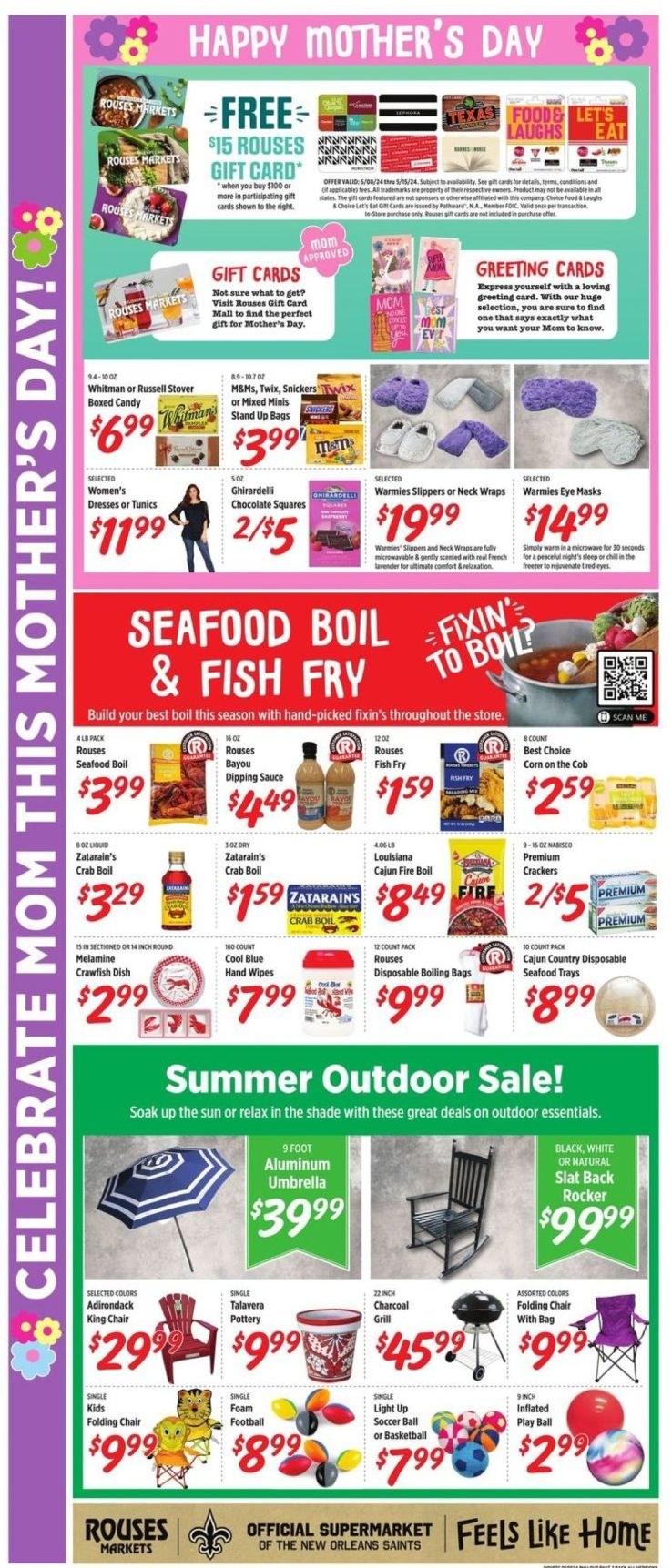 Rouses Markets ad - 05/08/2024 - 05/15/2024. Page 4