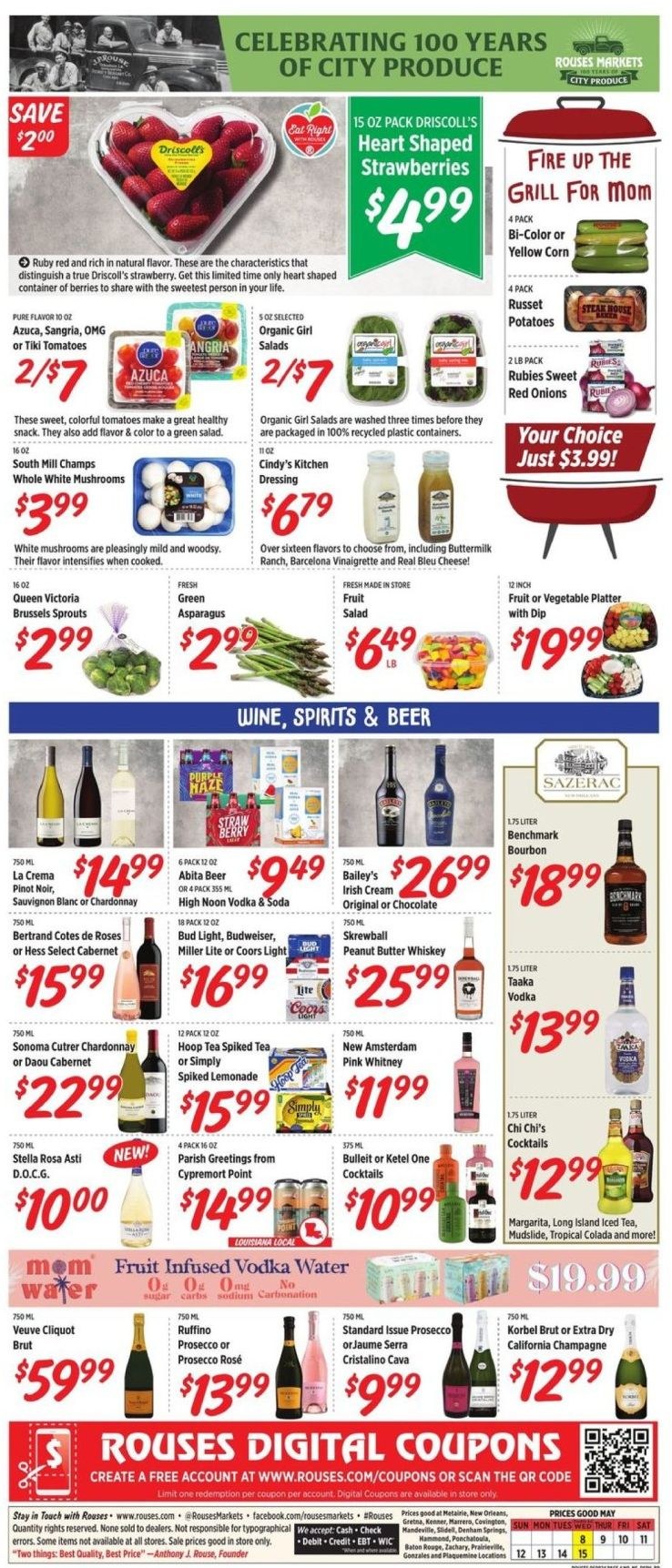 Rouses Markets ad - 05/08/2024 - 05/15/2024. Page 6