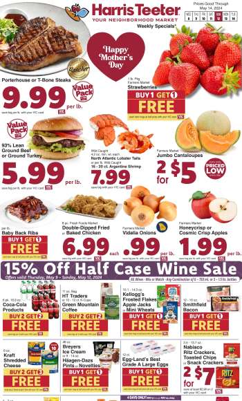Harris Teeter Flyer - 05/08/2024 - 05/14/2024.