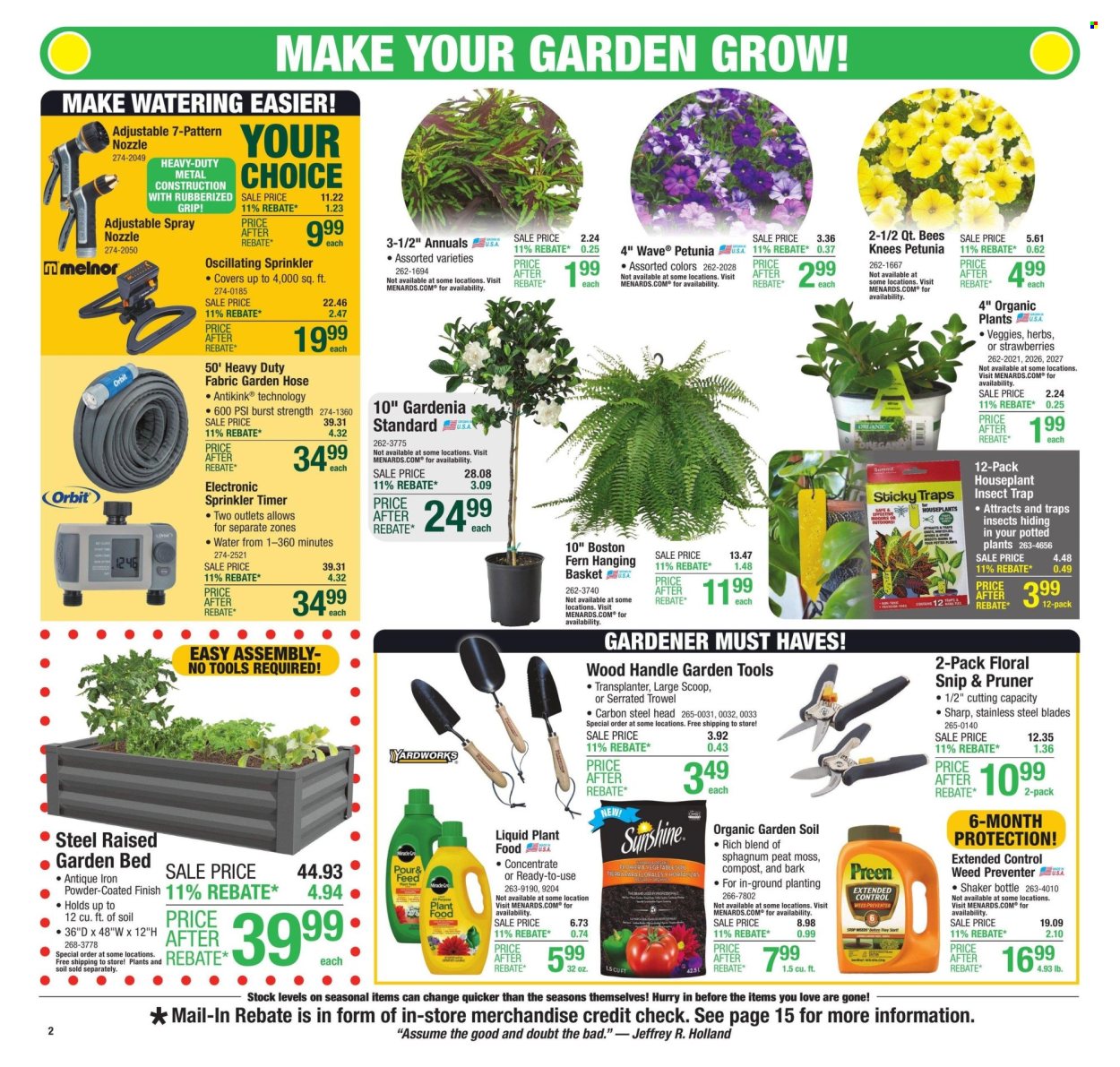 Menards ad - 05/09/2024 - 05/19/2024. Page 2