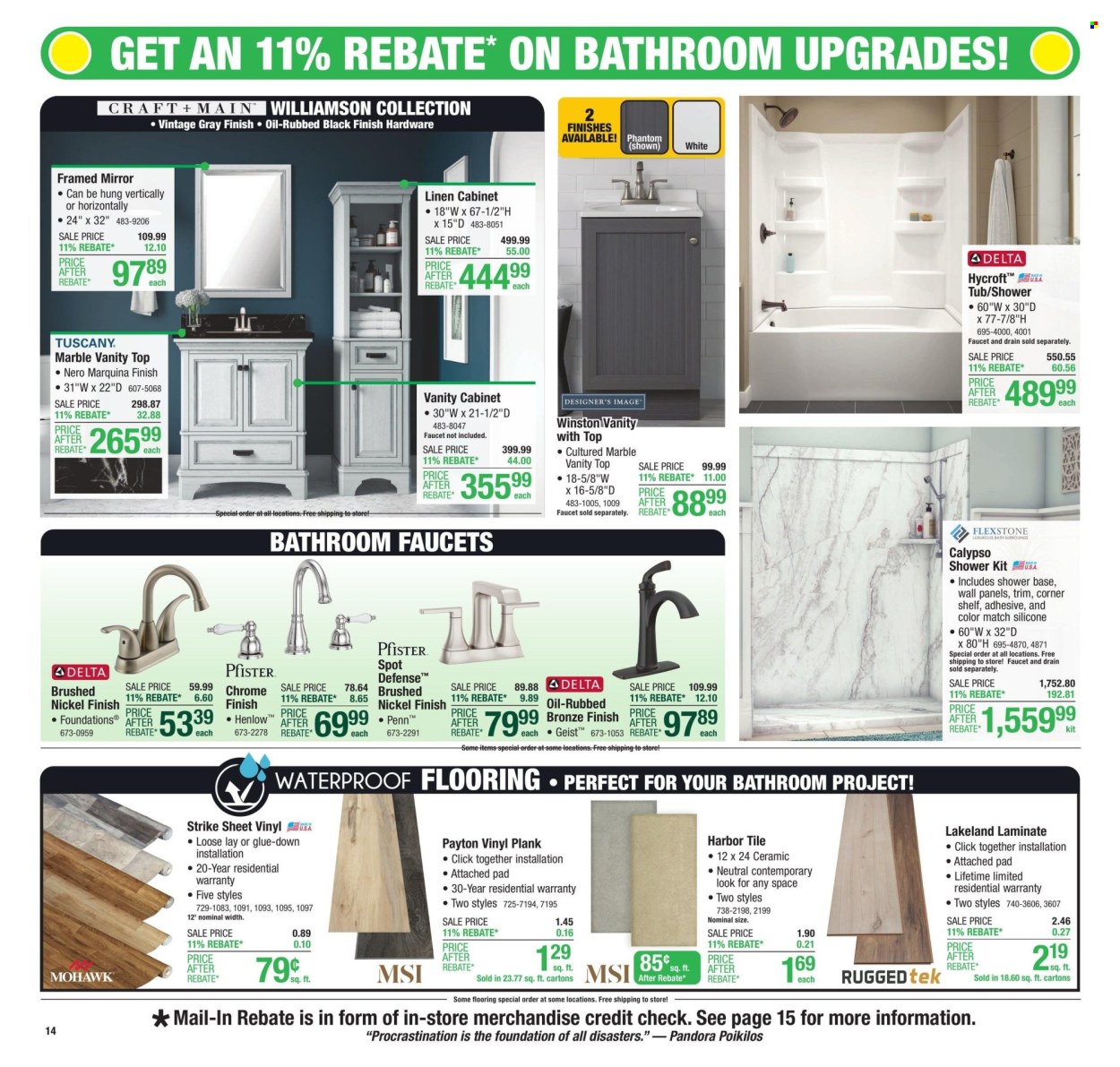Menards ad - 05/09/2024 - 05/19/2024. Page 20
