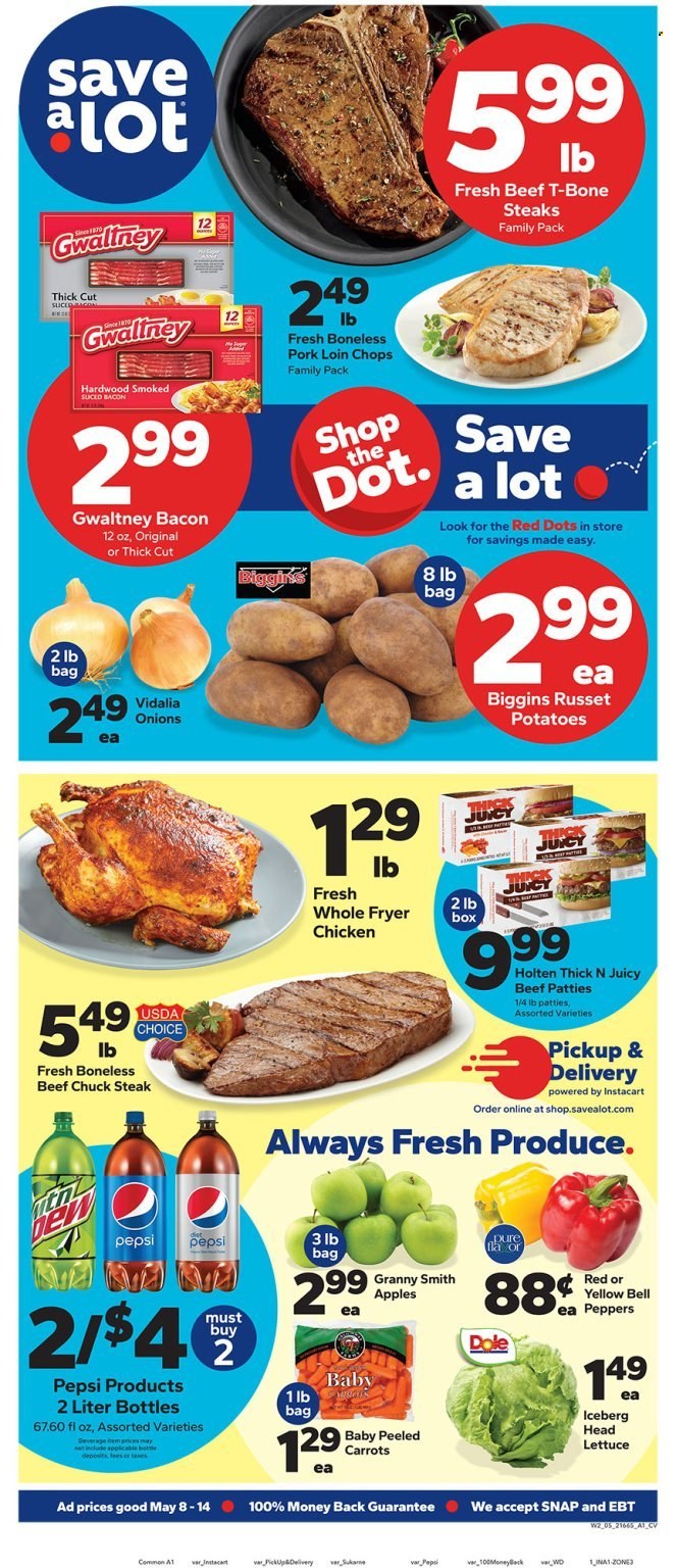 Save a Lot ad - 05/08/2024 - 05/14/2024. Page 1