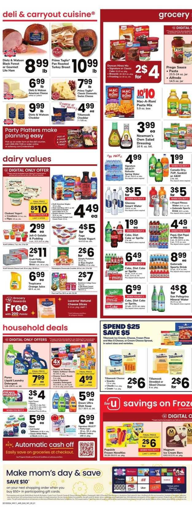 Safeway ad - 05/10/2024 - 05/16/2024. Page 2