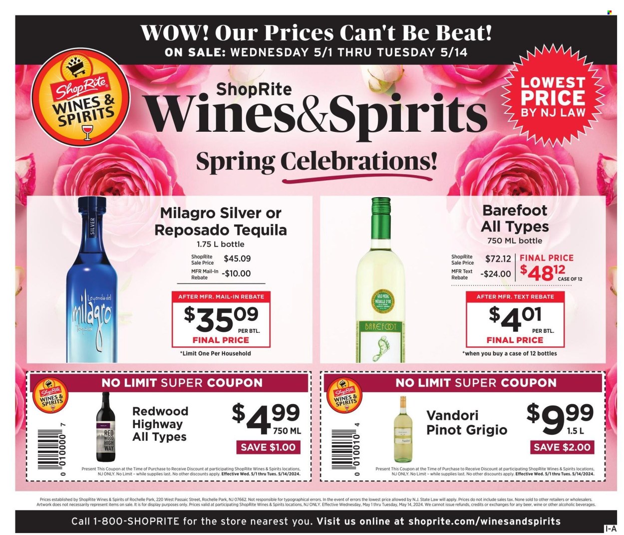 ShopRite ad - 05/01/2024 - 05/14/2024. Page 1