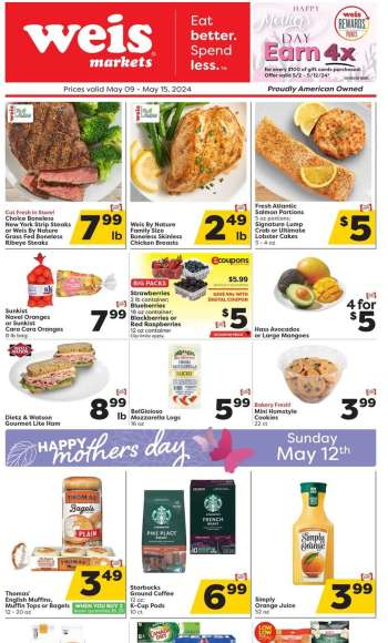 Weis Flyer - 05/09/2024 - 05/15/2024.