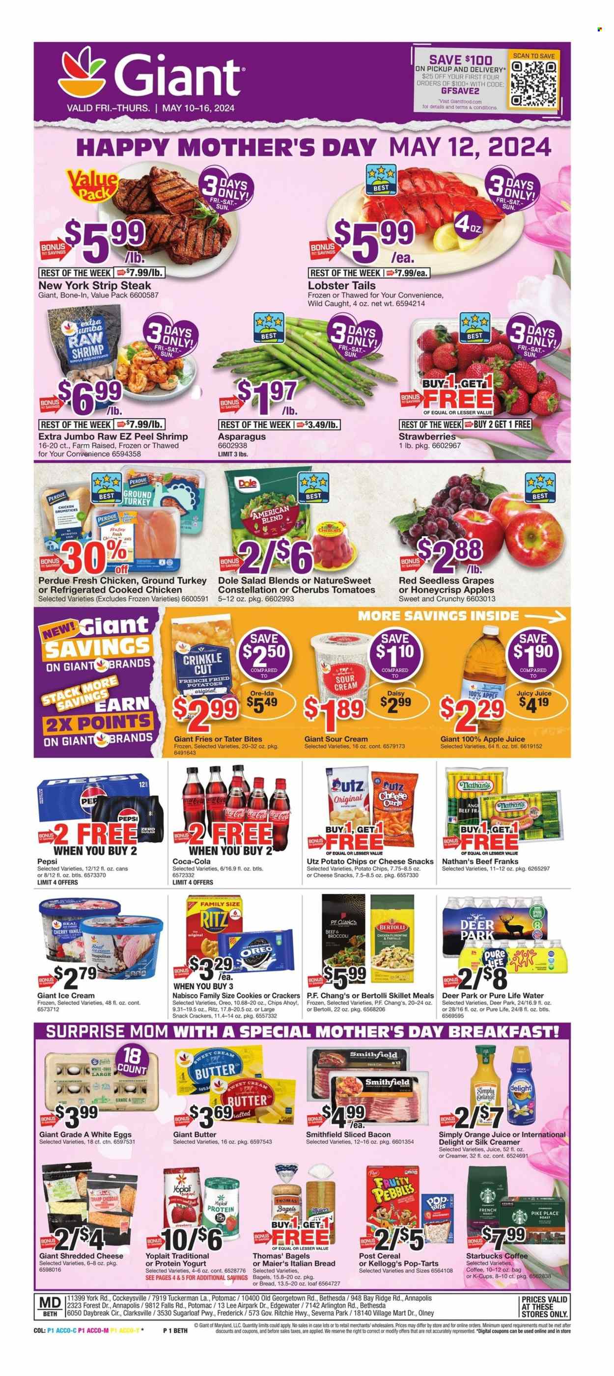 Giant Food ad - 05/10/2024 - 05/16/2024. Page 1