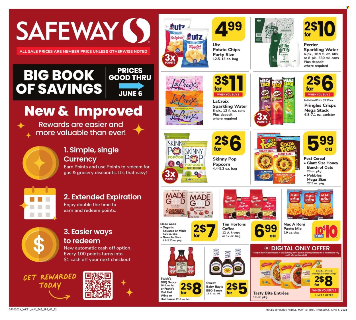 Safeway ad - 05/10/2024 - 06/06/2024. Page 1