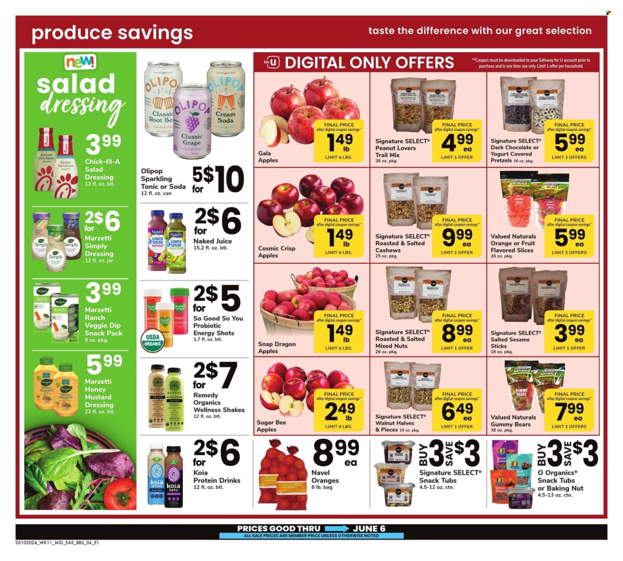 Safeway ad - 05/10/2024 - 06/06/2024. Page 4