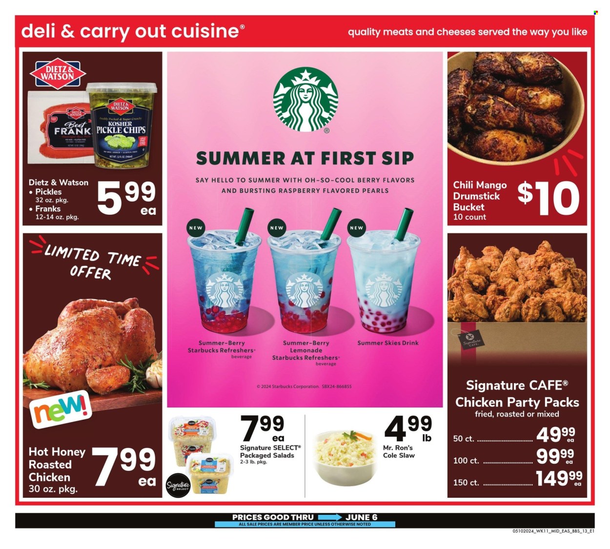 Safeway ad - 05/10/2024 - 06/06/2024. Page 13