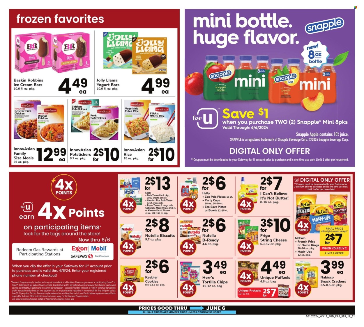 Safeway ad - 05/10/2024 - 06/06/2024. Page 19