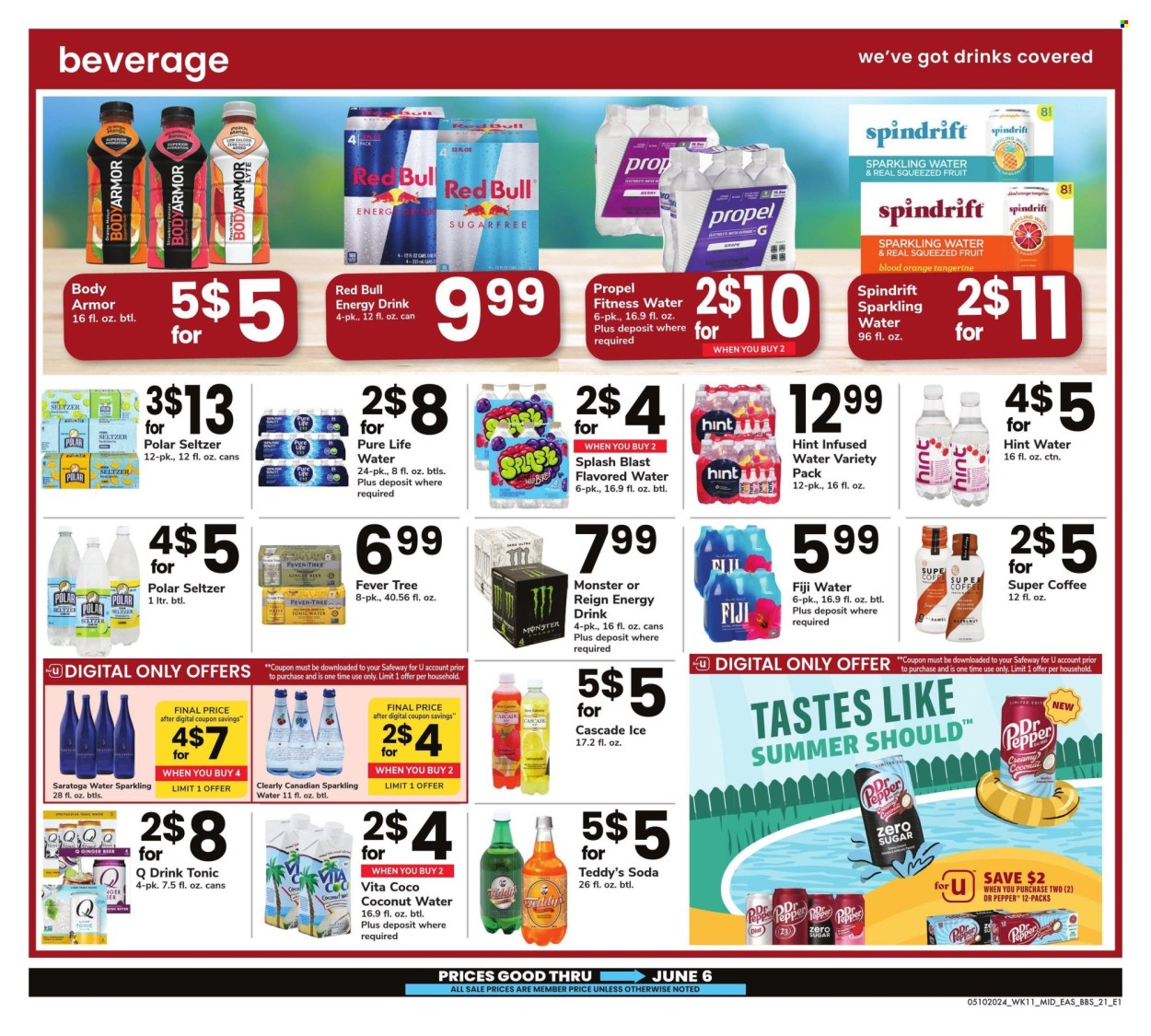 Safeway ad - 05/10/2024 - 06/06/2024. Page 21