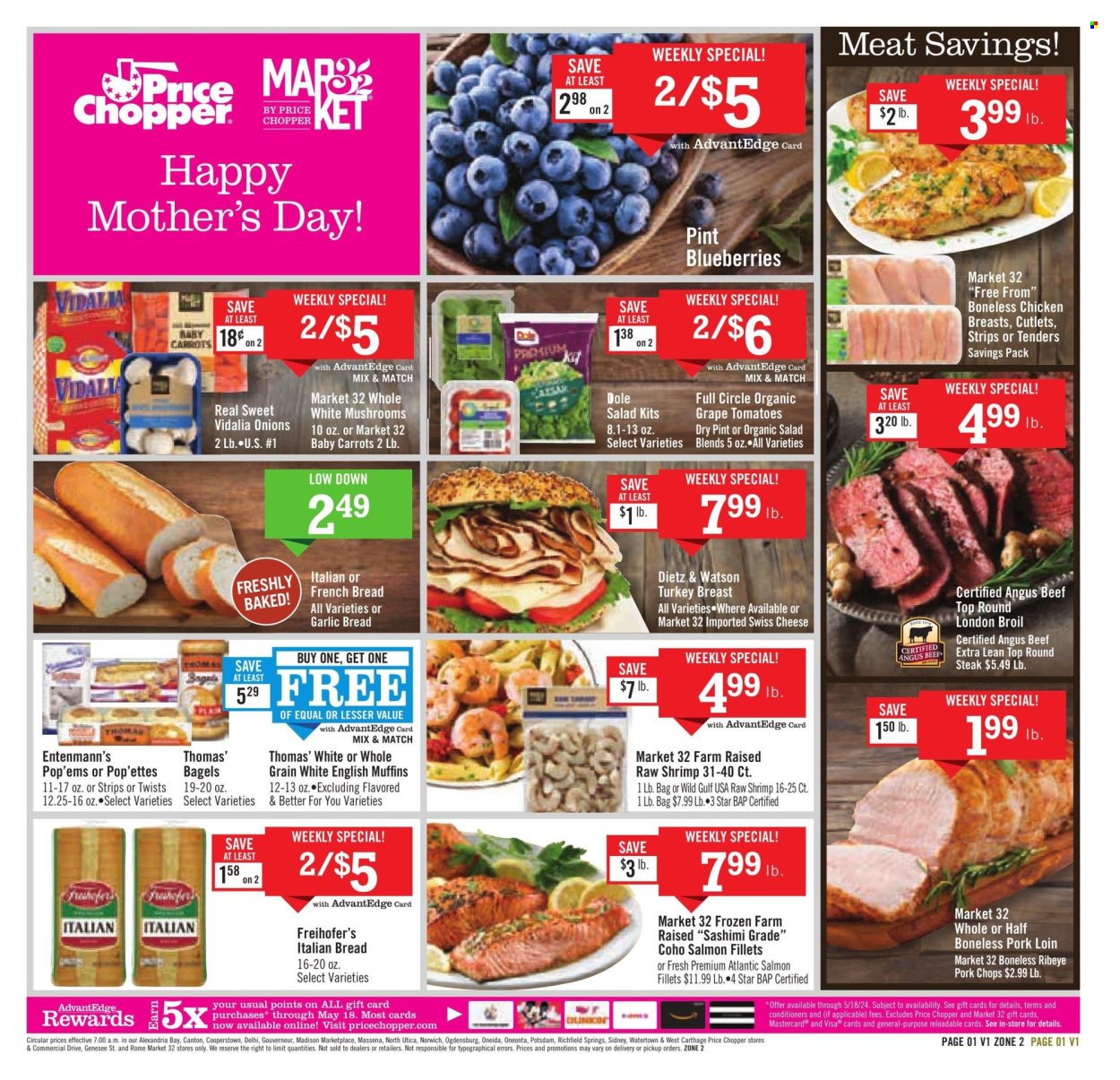 Price Chopper ad - 05/12/2024 - 05/18/2024. Page 1