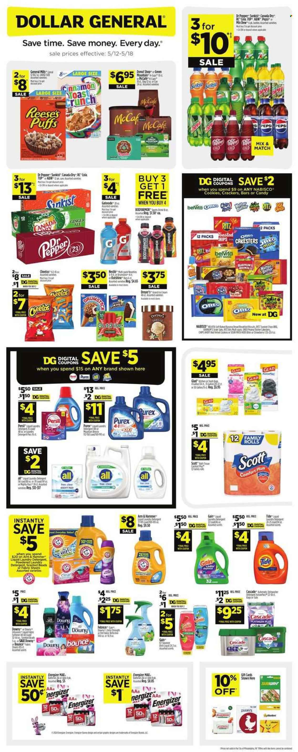 Dollar General ad - 05/12/2024 - 05/18/2024. Page 1
