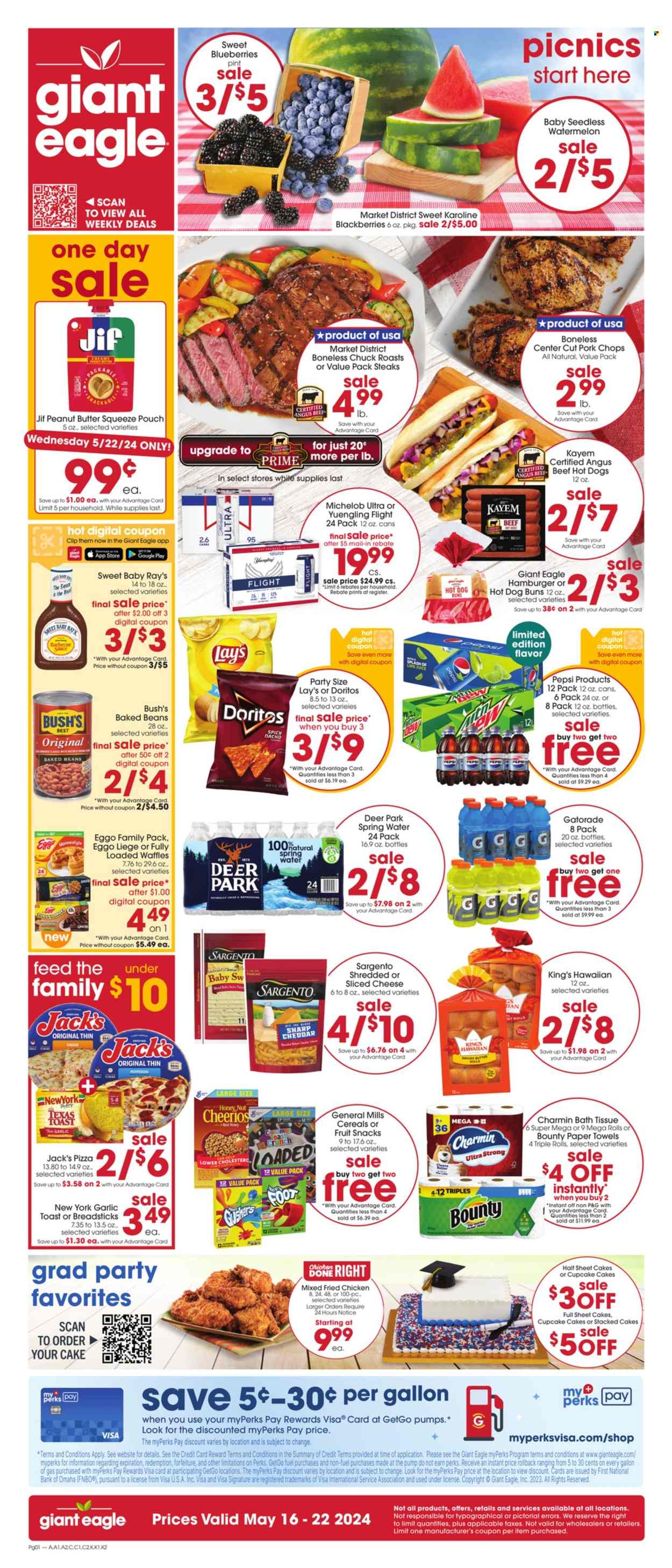 Giant Eagle ad - 05/16/2024 - 05/22/2024. Page 1