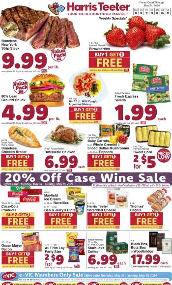 Harris Teeter Flyer - 05/15/2024 - 05/21/2024.