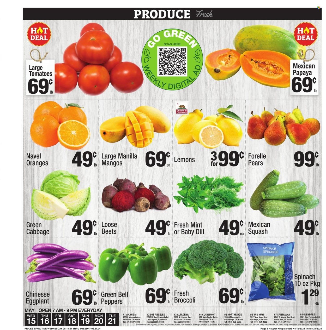 Super King Markets ad - 05/15/2024 - 05/21/2024. Page 8