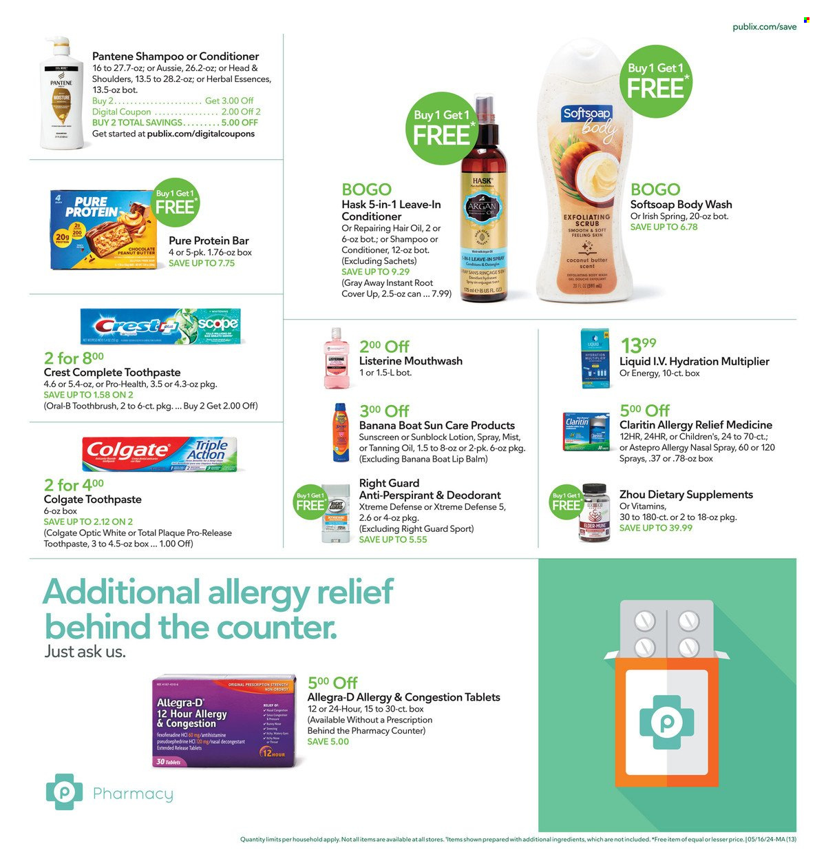 Publix ad - 05/16/2024 - 05/22/2024. Page 13