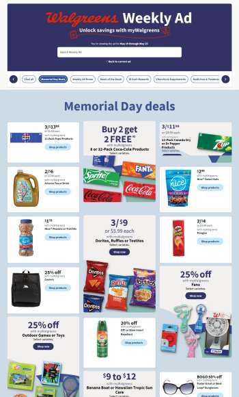 Walgreens Flyer - 05/19/2024 - 05/25/2024.