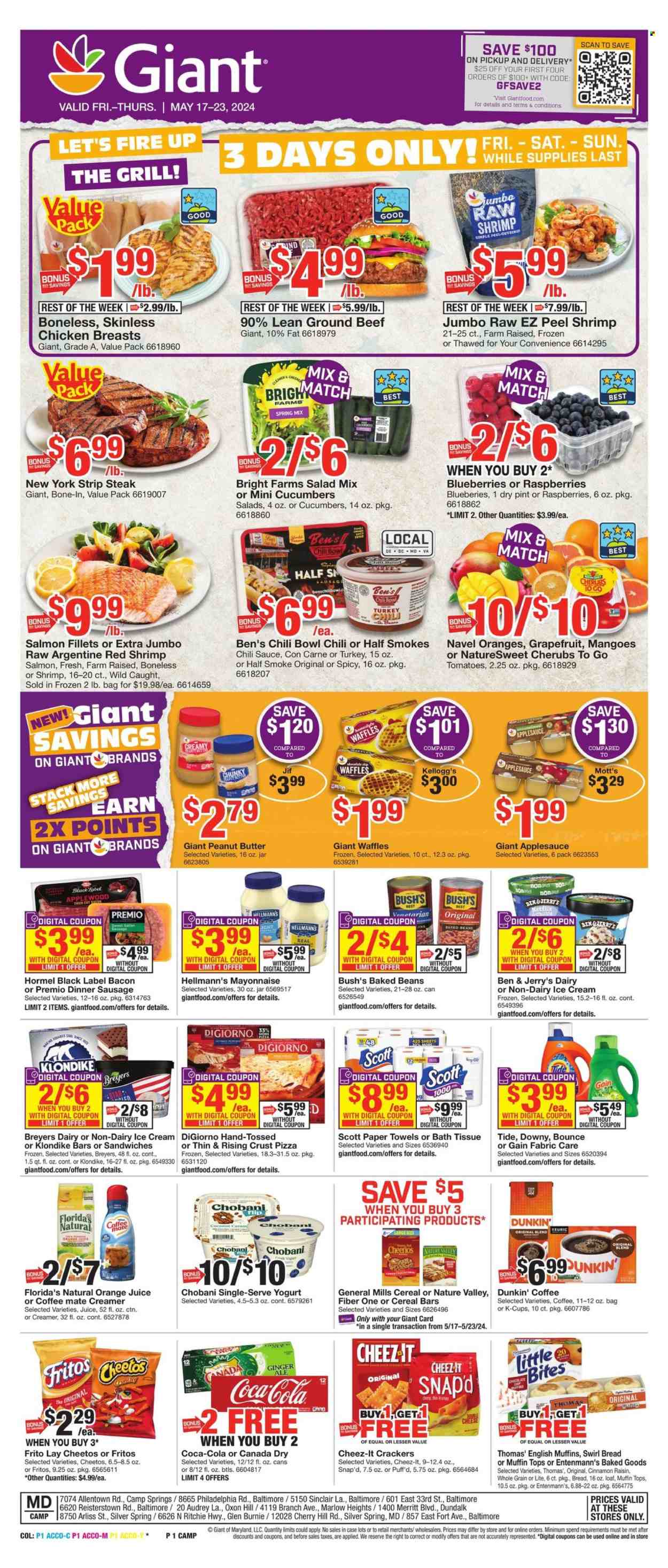 Giant Food ad - 05/17/2024 - 05/23/2024. Page 1