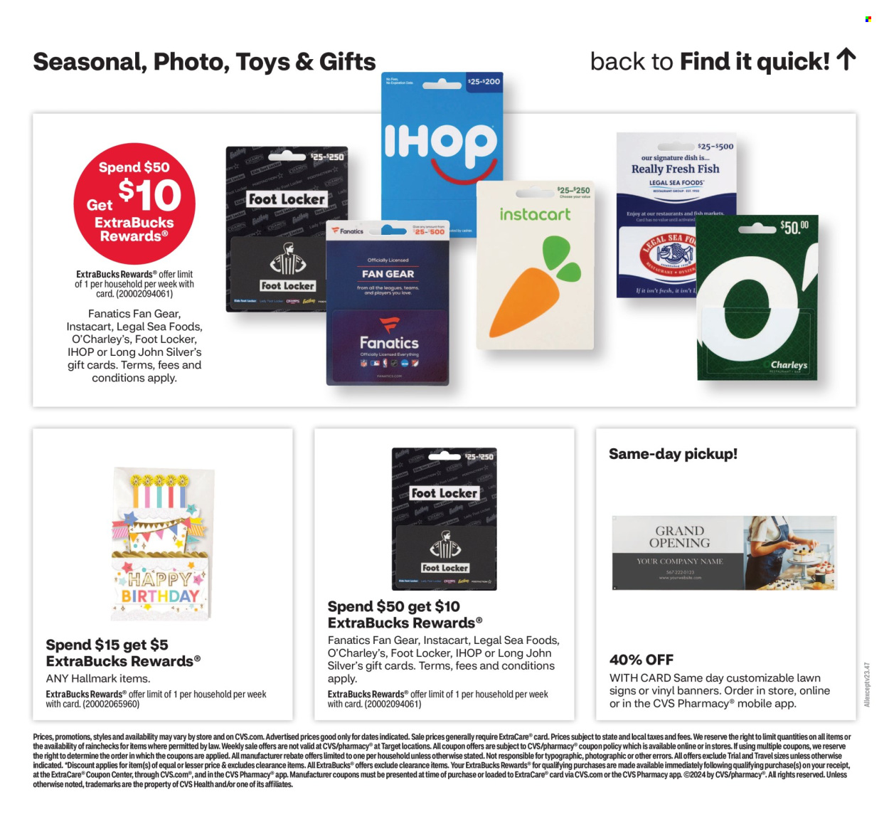 CVS Pharmacy ad - 05/19/2024 - 05/25/2024. Page 20