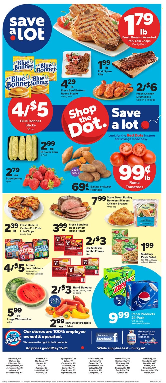 Save a Lot ad - 05/15/2024 - 05/21/2024. Page 1