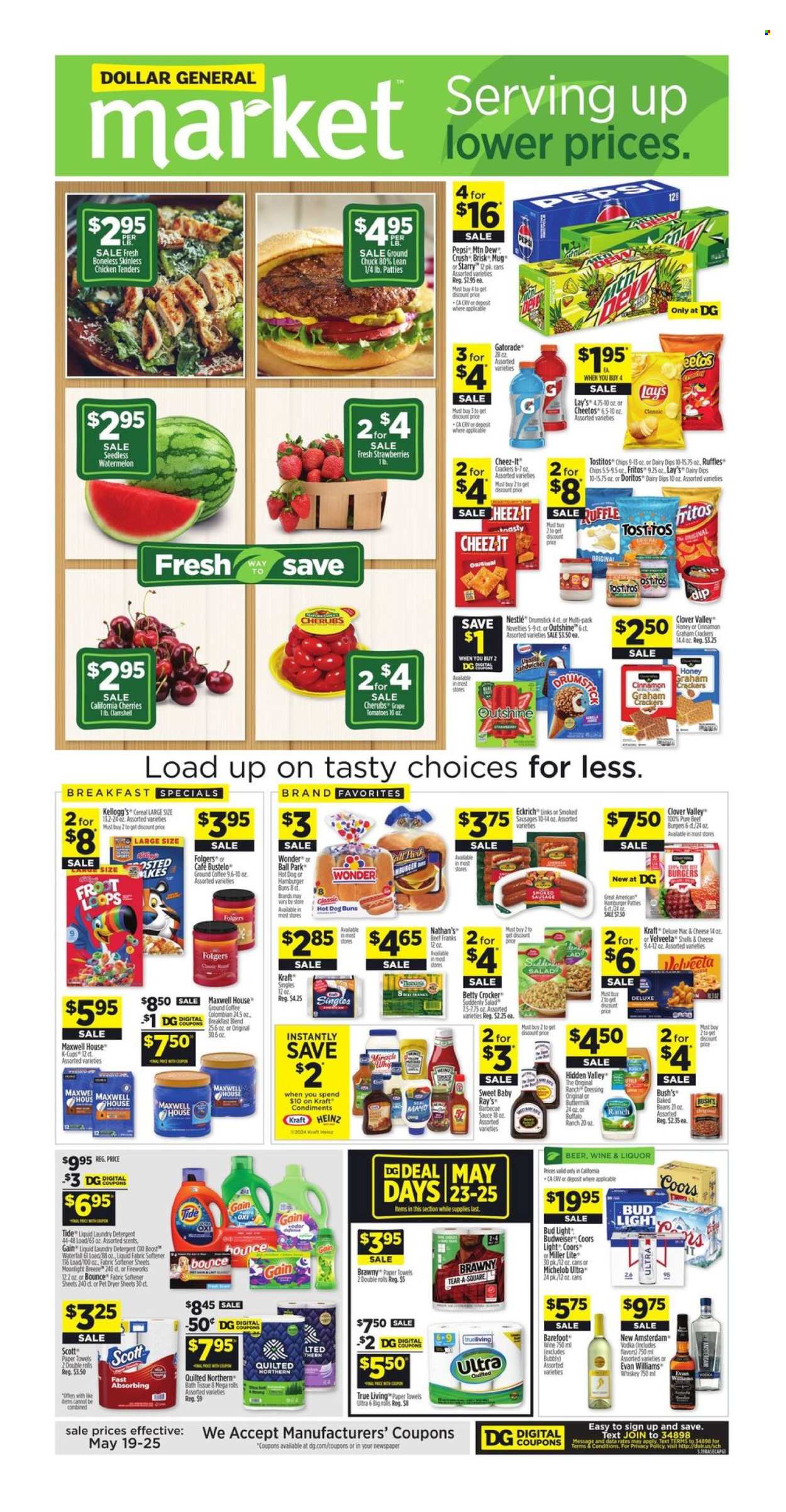 Dollar General ad - 05/19/2024 - 05/25/2024. Page 1
