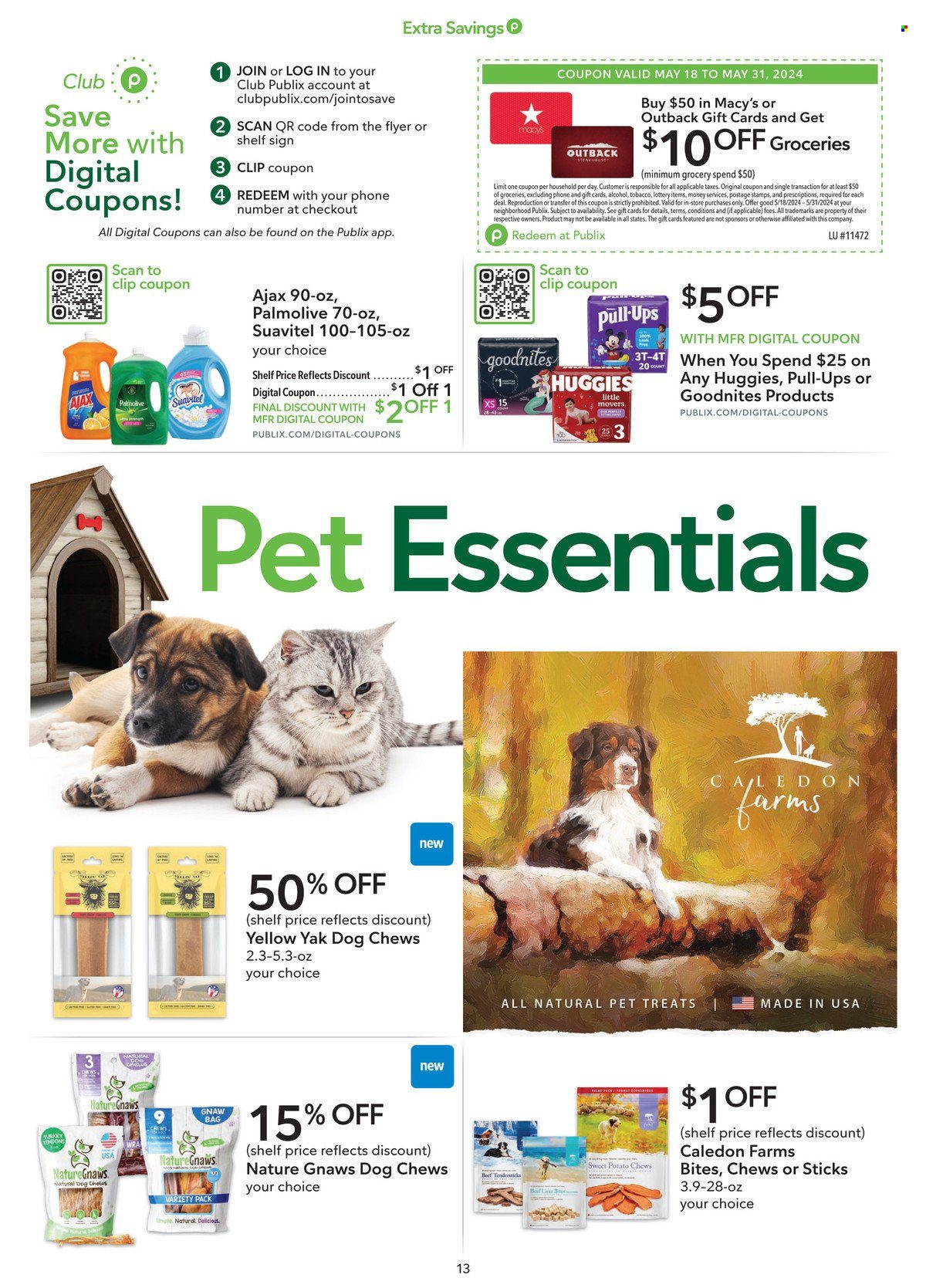 Publix ad - 05/18/2024 - 05/31/2024. Page 13