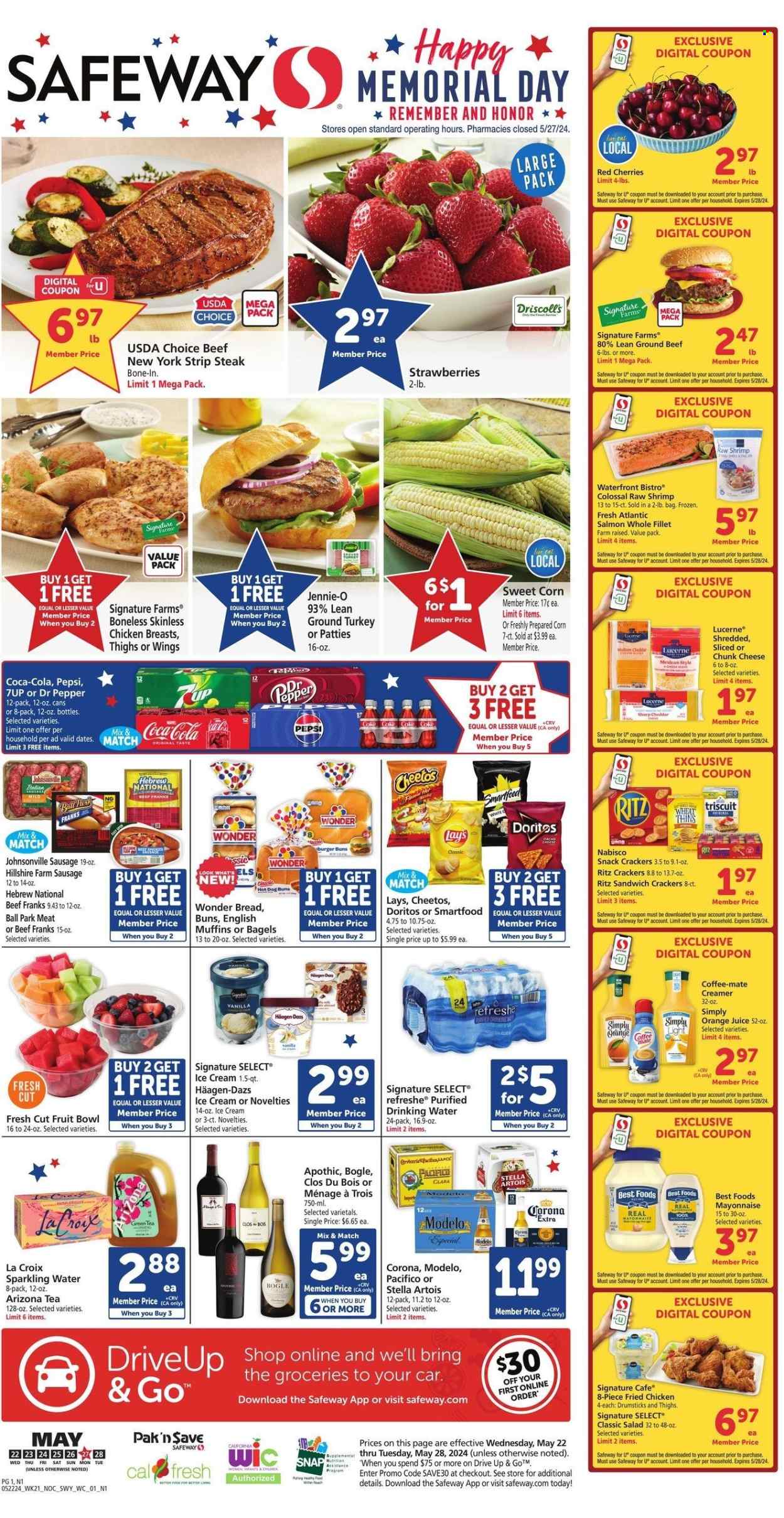 Safeway ad - 05/22/2024 - 05/28/2024. Page 1