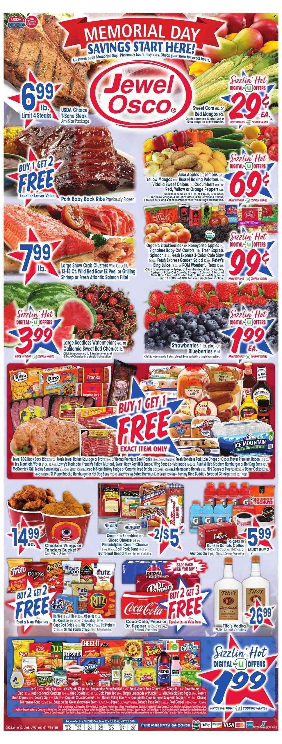 Jewel Osco ad - 05/22/2024 - 05/28/2024. Page 1