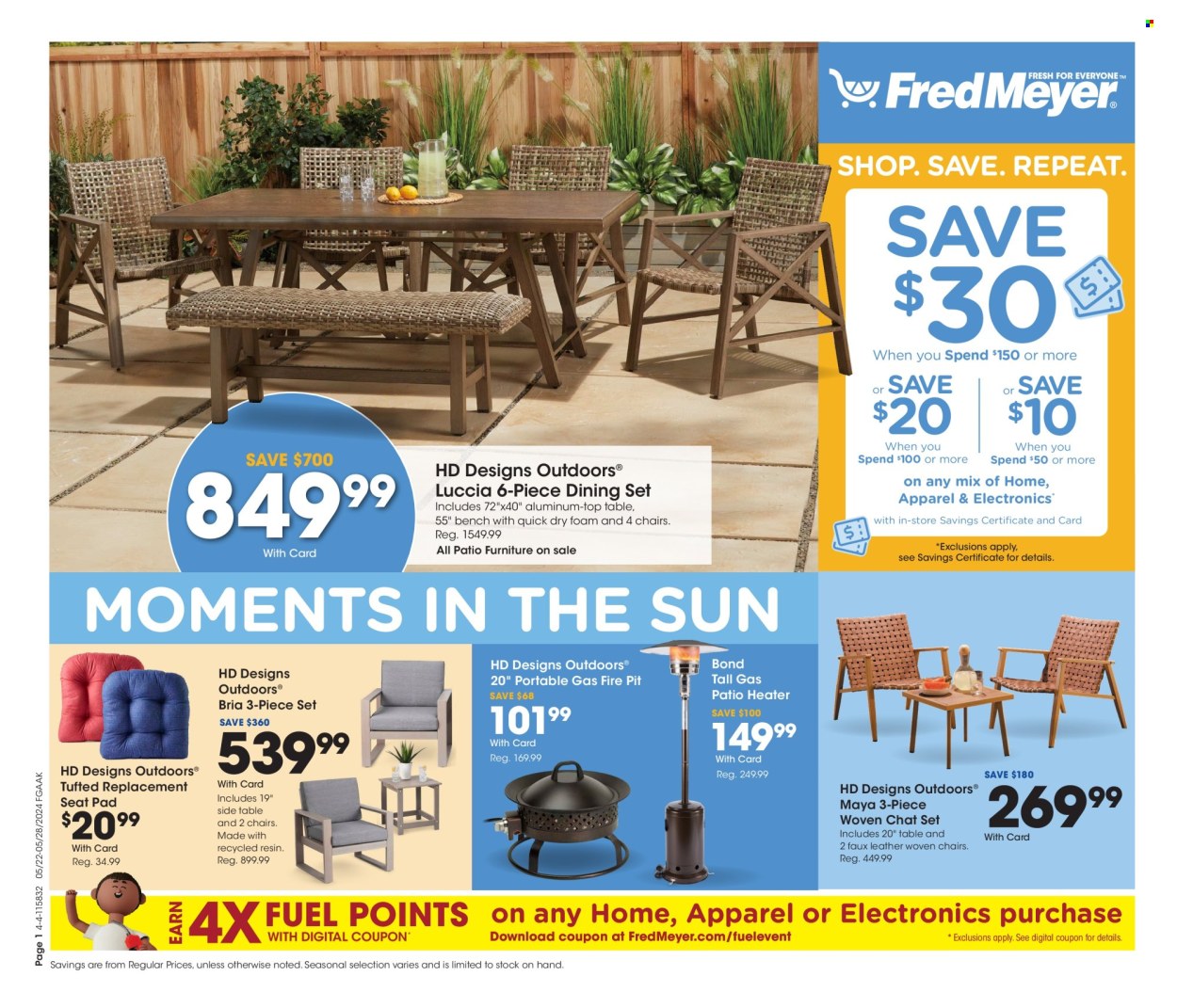 Fred Meyer ad - 05/22/2024 - 05/28/2024. Page 1