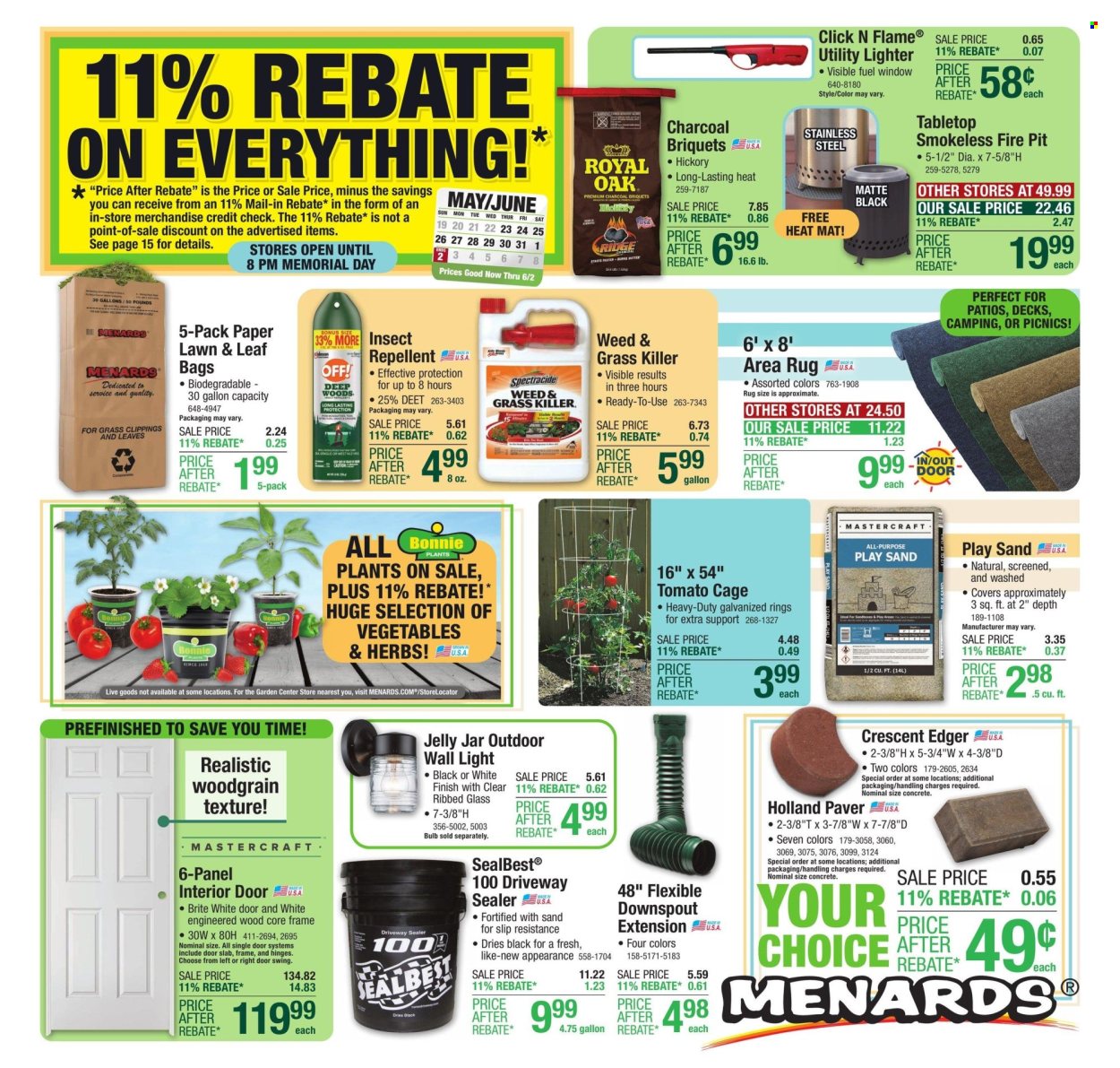 Menards ad - 05/23/2024 - 06/02/2024. Page 1
