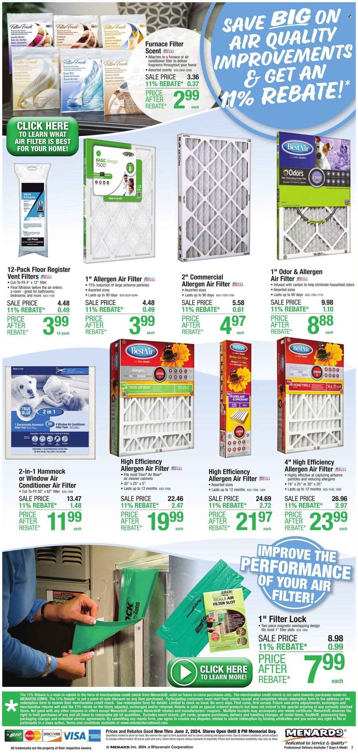 Menards ad - 05/23/2024 - 06/02/2024. Page 8