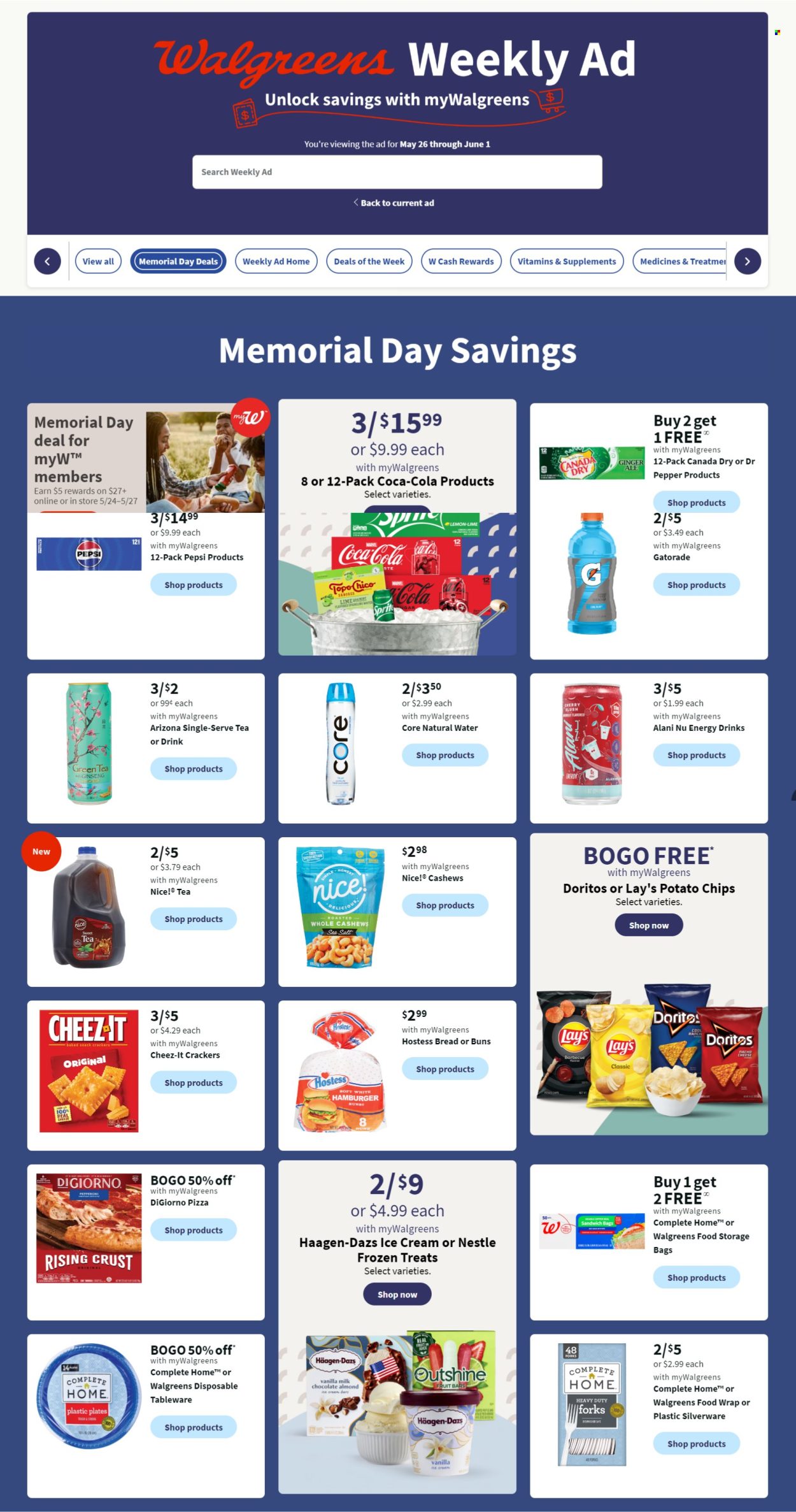 Walgreens ad - 05/26/2024 - 06/01/2024. Page 1
