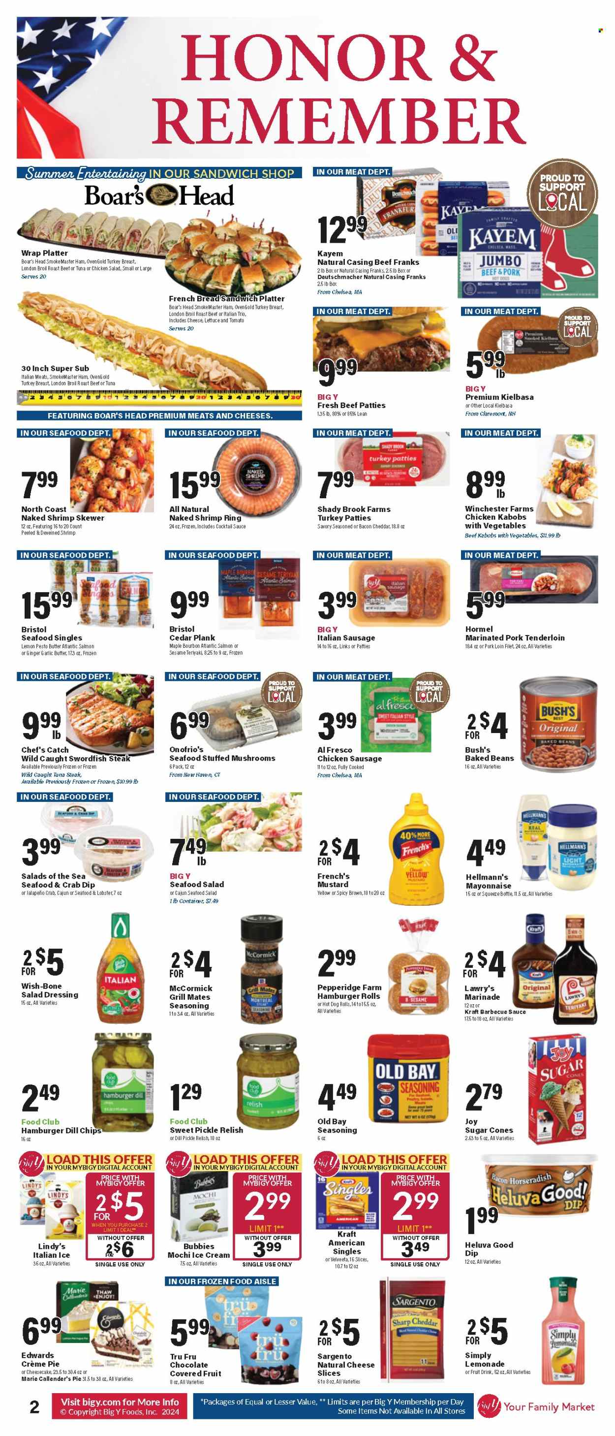 Big Y ad - 05/23/2024 - 05/29/2024. Page 3