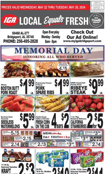 IGA Flyer - 05/23/2024 - 05/29/2024.