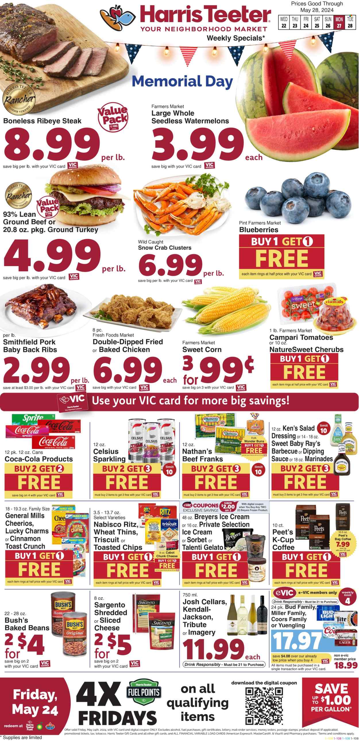 Harris Teeter ad - 05/22/2024 - 05/28/2024. Page 1